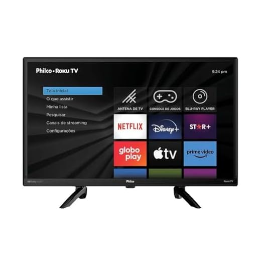 Smart TV 24” Philco PTV24G5YR2CP Roku TV Dolby Audio