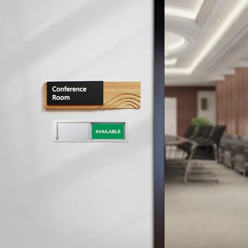Image of Examination in Progress /Available Sign,Exam Room Signals,Medical Door Indicator for Doctor Offices, Hospitals, Clinics, Easy Identification, Durable, Reliable Room Status Sign-7'' x 2'' - Silver