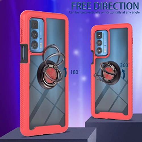 JIAFEI Cover per Motorola Edge 20 PRO Trasparente