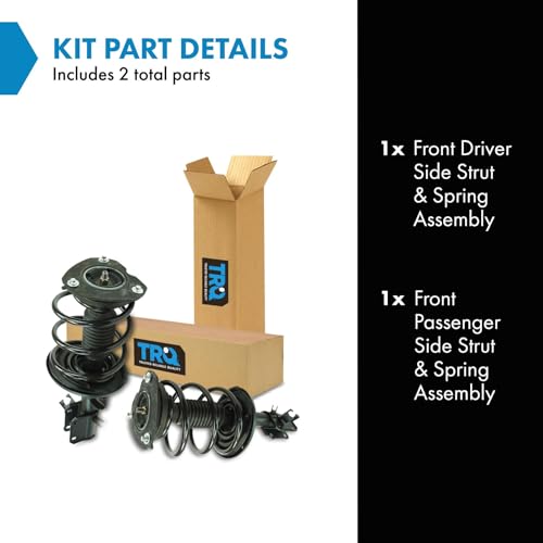 Image of TRQ Front Driver and Passenger Side Strut and Spring Assembly Set