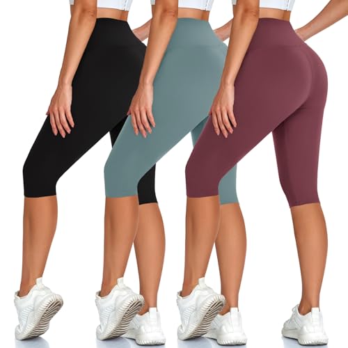 Hi Clasmix High-Waist Capri Leggings 3-Pack