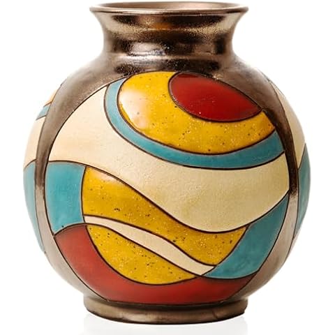 FELISTEYA 16cm Handmade Ceramic Flower Vase Cover