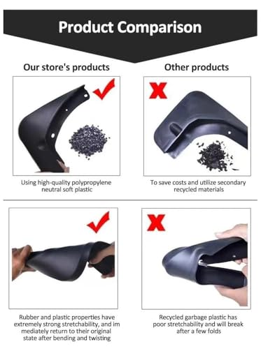 Bavettes de protection haut de gamme roues avant arrière pour modèle de 2004 à 2012 - 6