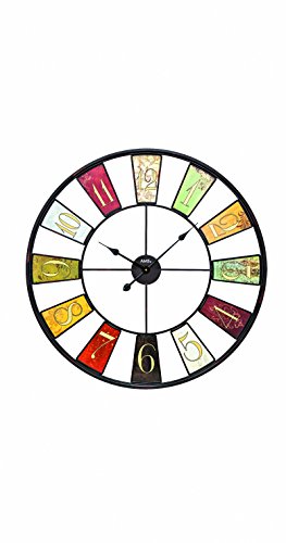 AMS Uhrenfabrik Clock, Silver, 80 x 6 x 478 cm