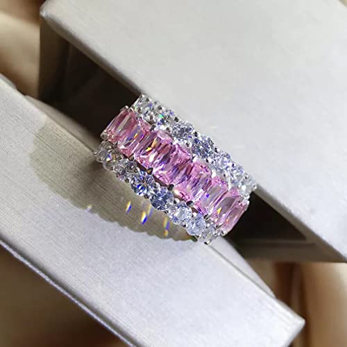 Ring de Diamant en Carbone S925 le cadeau de fiançailles idéal pour surprendre