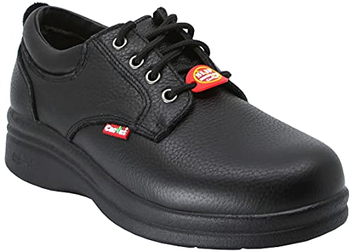 CACTUS Men’s 4620 4” Certified Slip-Resistant Tumbled Full Grain Leather Slip Resistant Rubber Outsole Restaurant Kitchen Work Shoe Non Slip