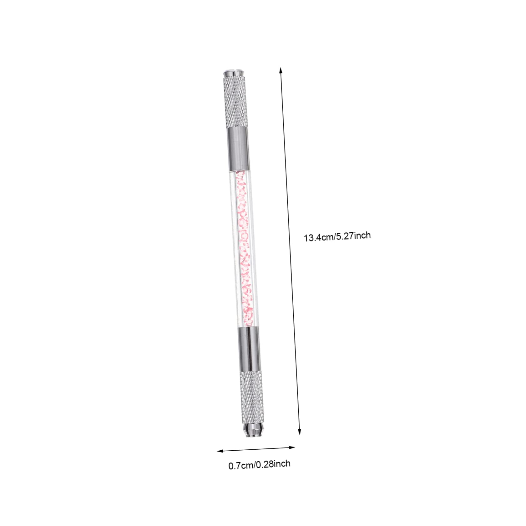 Mikinona Matita Sopracciglia Microblading Doppia Estremità 10 Pezzi in Abs Penna per Tatuaggi Sopracciglia Effetto Naturale Versatile e Funzionale