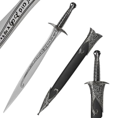 57 SPECIAL REPLICAS Réplica de espada de 62 cm de madera de bambú, decoración hecha a mano para los fans de LOTR, exclusivo coleccionable con vaina - Bilbo Baggins Sting JT10712BK | Ya disponible en tu tienda friki favorita! En mundofriki.es! 57 SPECIAL REPLICAS Réplica de espada de 62 cm de madera de bambú, decoración hecha a mano para los fans de LOTR, exclusivo coleccionable con vaina - Bilbo Baggins Sting JT10712BK | Ya disponible en tu tienda friki favorita! En mundofriki.es!