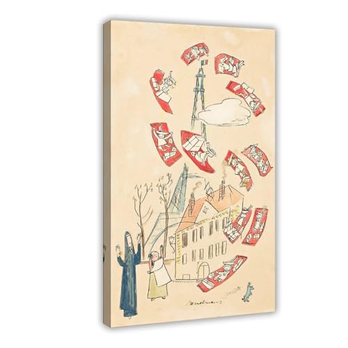 Affiches sur toile Magic Carpets style livre d'histoires de qualité supérieure