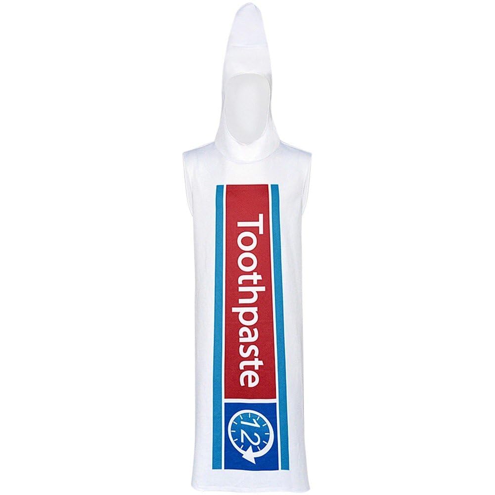 Déguisement adulte drôle brosse à dents pour solution de costume de couple