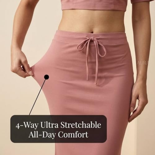Image of Women's Saree Shapewear - Slim Fit Stretchable Petticoat for Sarees | Comfortable Waistband | Body Shaping Underskirt