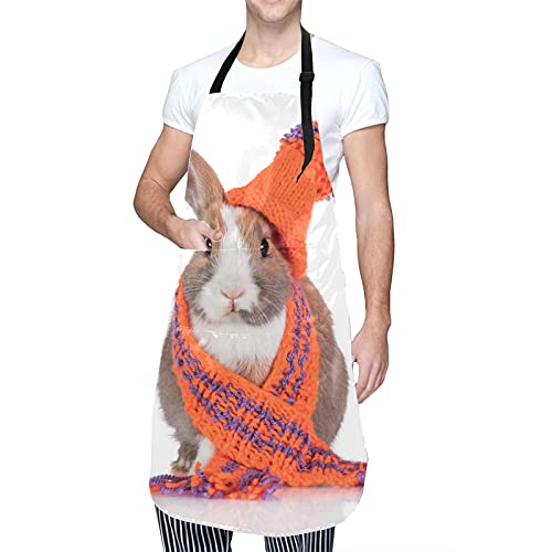Rabbit Scarf Dressed Rabbit Appron Rabbit Scarf Dressed Rabbit Adjustable Tie With Pockets For Adult #TOP5