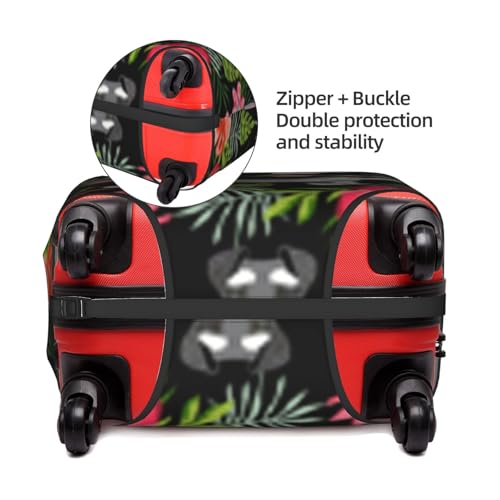 Schnauzer Printed Luggage Cover Elastic, Washable, Universal Fit 18-32 Inch Travel Suitcase Cover Easy To Identify4