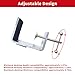 Couple Embroidery Art Cross-Stitch Stand Embroidery Frame Stand Aluminum Alloy Embroidery Frame Stand Adjustable Cross-Stitch Stand Suitable for Embroidery and Sewing (Desktop)