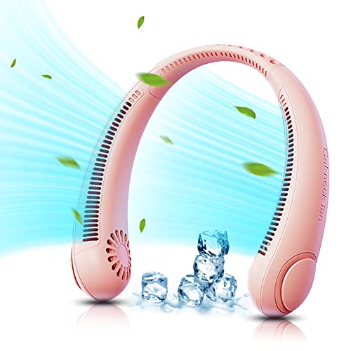 BeautySay ABC Nekventilator zonder bladen, handsfree, draagbaar, oplaadbare, persoonlijke, hangende...