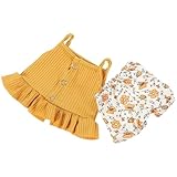 Accessoires de décoration pour poupées : un joli motif, cet ensemble de vêtements pour poupées est très tendance et mignon, rendant les poupées plus charmantes. vêtements pour peluches