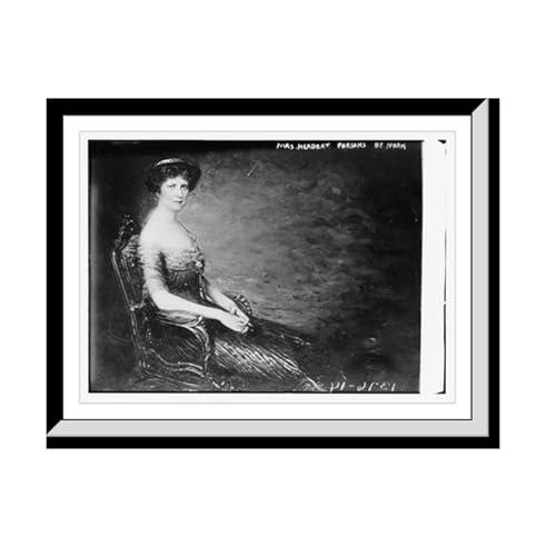Mrs. Herbert Parsons painted by Mark.Mark Antique Wall Art Print | Classic Period Photo | Framed Home Decor | 17x22