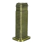 Homoyoyo Fuller Statue New York Landmark Building Replica Metal Model Souvenir Collectible for Home Desk Decoration Vintage Architectural Statue Desktop Building Ornament New York Souvenir Present
