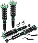 Coilover Struts Spring Shocks Adjustable Height Coilovers Suspension Struts Coil Spring Shocks and Struts Full Set Kits ECCPP Fit for 2004-2008 for Acura TSX /2003-2007 for Honda for Accord - Green