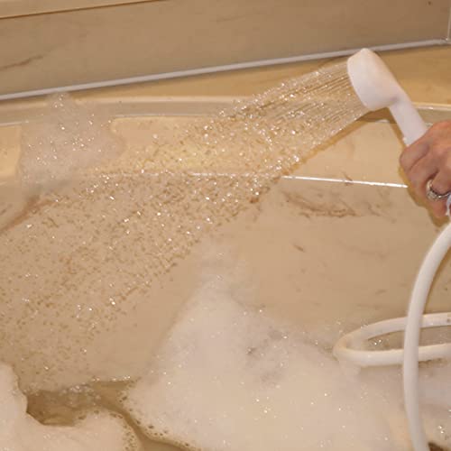 Danco 10086 VersaSpray Portable Hand Held Shower Head Sprayer Fits Bathtubs Without Diverter, 1 Pack, White by Danco - Image 7