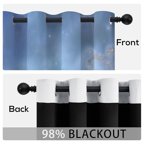 Rideaux occultant oeillets salon isolant thermique fleurs - 6