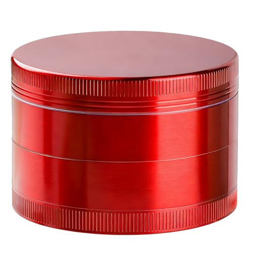 HNYYZL 2.5\'\' Spice Grinder,Kitchen Tool Pepper Grinder Spice Grinder for Kitchen (Red)