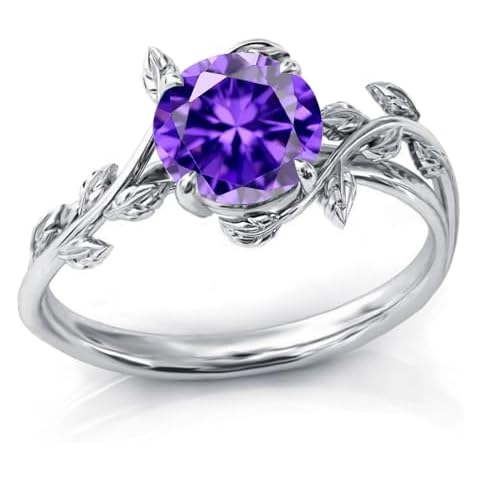 Wasee Amethyst Birthstone Ring Cover
