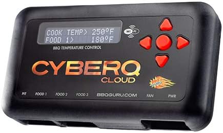 CyberQ BBQ Temperature Controller & Digital Meat Thermometer for Big Green Egg, Kamado Joe, Weber, and Ceramic Grills