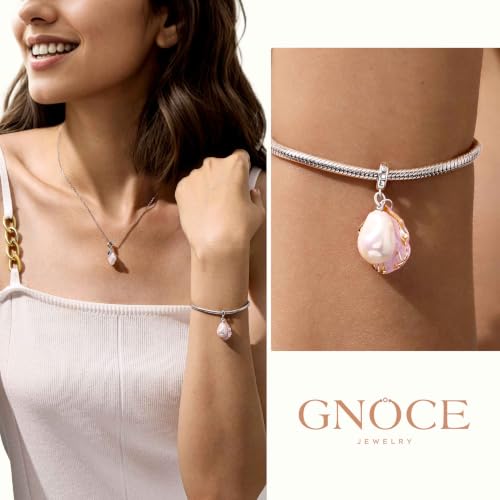 Image of GNOCE Ocean World Cute Animal Charm Beads,925 Sterling Silver Dangle Charms Fit Bracelets & Necklace, Hand-Finished Keepsake Travel Jewelry Gift for Women Men BBF