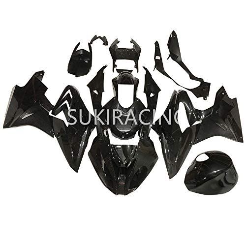  S1000RRカーボンファイバー ブラックカウル 2個セット Amazon | 【SUKIRACING】S1000RR 17-18バイク用カーボン調カウルセット