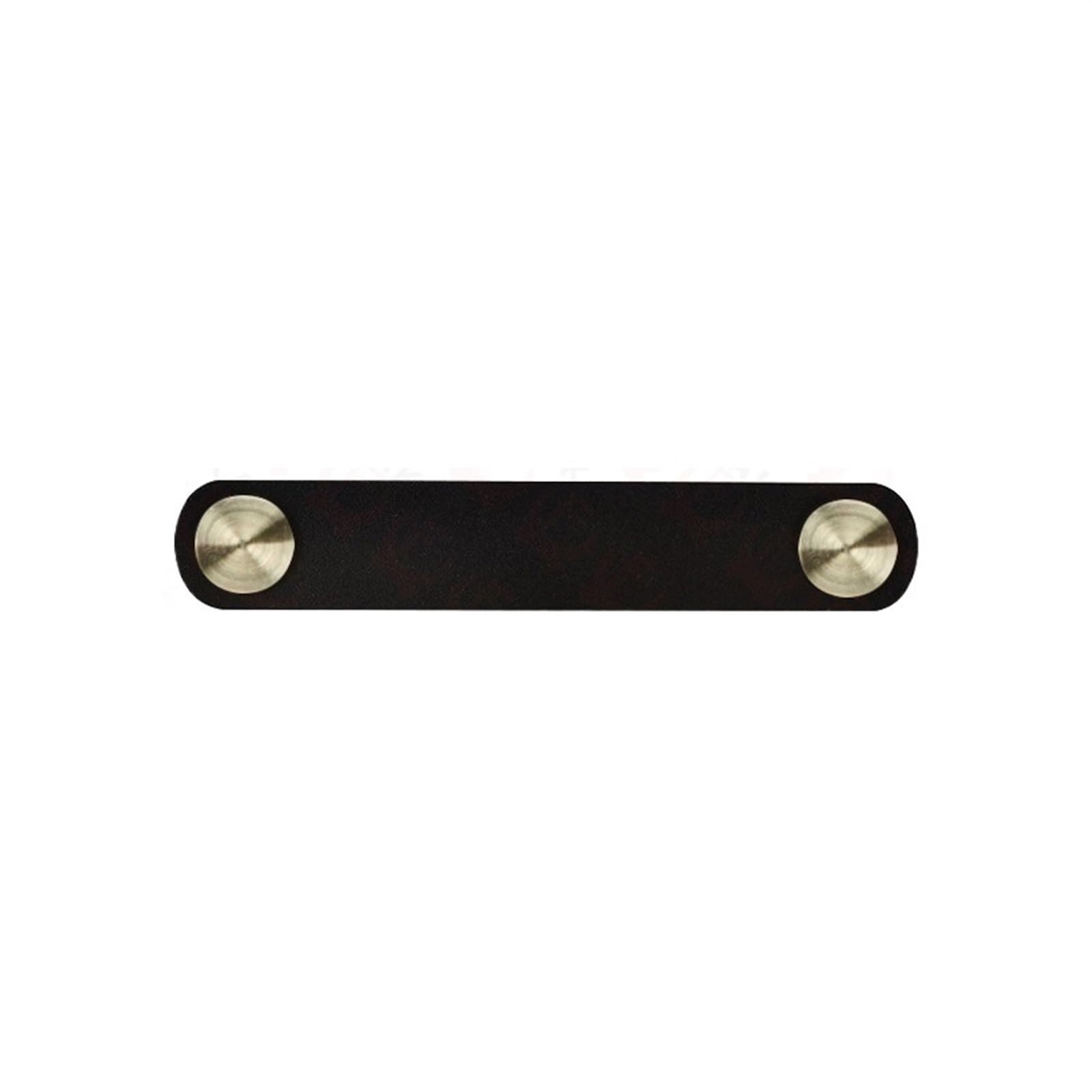 Cqahdsevf Black Leather Drawer Pulls, Leather Furniture Handles Drawer Knobs Multicolor 96Mm(Black)