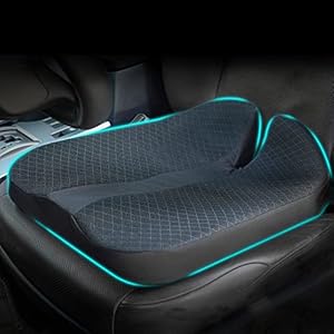 2024 2023 Upgrades Car Coccyx Seat Cushion Pad for Sciatica Tailbone Pain Relief, Heightening Wedge Booster Seat Cushion for Short People Driving, Truck Driver, for Truck Accessories Office Chair