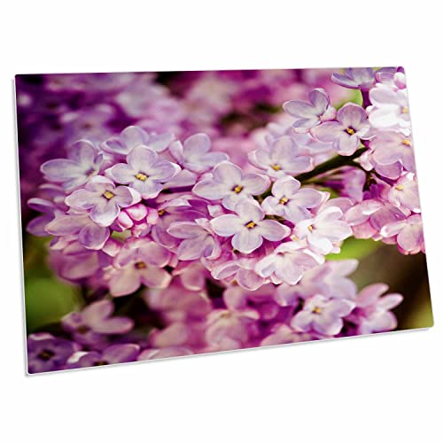 3dRose Desk Pad con Flores Lila Morado 58x41 cm miniatura 1