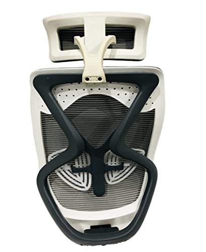 Image of GOYALSON Office Modern Mesh Back Revolving Chair Back Spare Parts Accessories Black Polypropylene Net Back with Nut Bolts and Key Easily Fits Every Chair (Hector High Chair Back, Chair Parts)