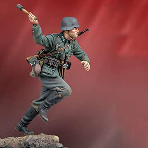 Figura de resina Ancient Man 1:18 sin pintar y sin ensamblar miniatura 2