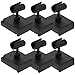 Desktop Microphone Stand 6Pcs Adjustable Portable Desktop Table Microphone Mic Stand Holder with Mic Clip for Computer Conference Studios Microphone Podcasts Online Chat Lectures