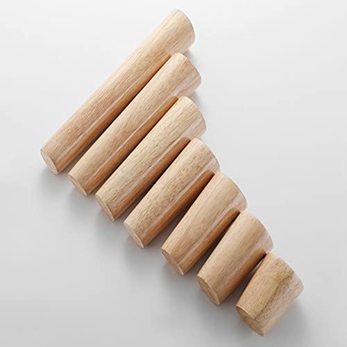 Patas de repuesto para sofá en madera maciza pulida, juego de 4 piezas de 20 cm 5
