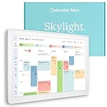 Skylight Calendar Max: 27-Inch Smart Digital Calendar & Chore Chart, Family Organizer with Interactive Touchscreen Display – Wall Mountable in Portrait or Landscape (International Edition)