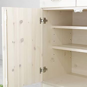 Amazon｜日本製 カントリー風 幅75cm 高さ85cm キッチン