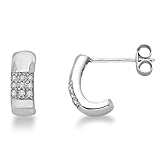  Miore MP9057E - Pendientes de mujer de oro blanco (9k) con 18 diamantes