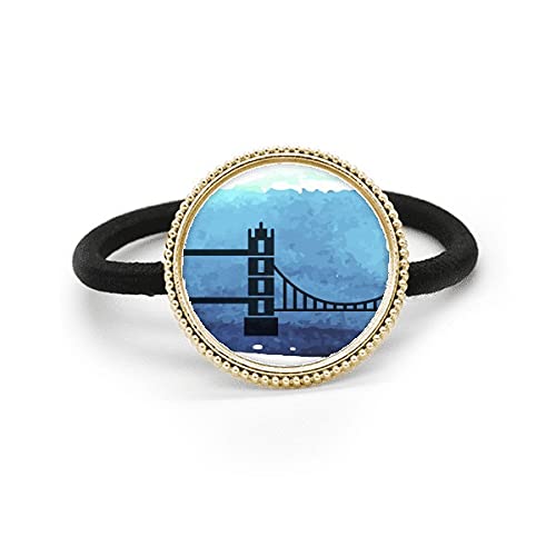 Diadema Tower Bridge de metal plateado accesorio urbano para peinados diarios
