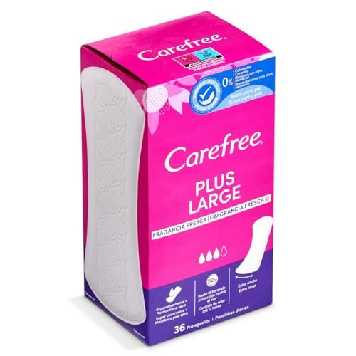 Carefree - Protege Slip Plus Maxi Fresh , 32+4 Unidades