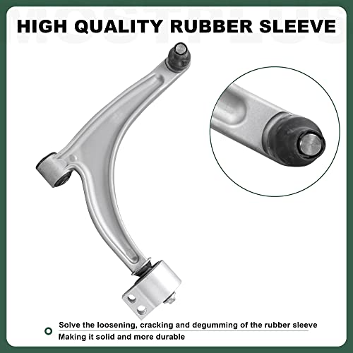 Mostplus Front Lower Control Arms And Ball Joint Assembly Compatible With 2005-2010 Pontiac G6,2004-2012 Chevy Malibu,2007-2009 Saturn Aura-Set Of 8 #TOP3