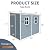 4×8 FT Resin Outdoor Storage Shed with Floor, Weather Resistant Tool Shed with Lockable Door, Air Vent and Windows, Garden Cabinet Organization for Patio Backyard Lawn, Gray