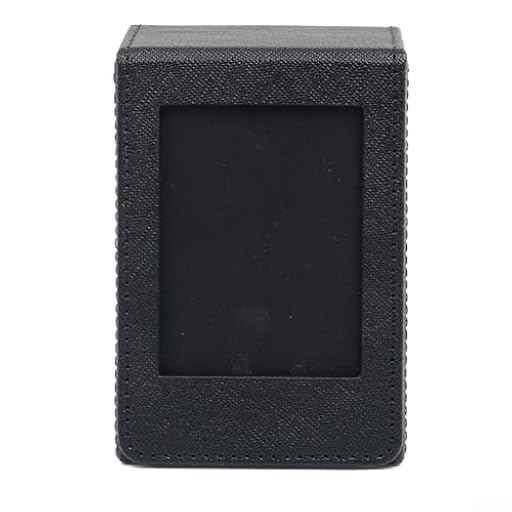 Besttoolifes Mini funda para fotos Fujifilm Instax Mini, organizador portátil y marco de exhibición para más de 50 fotos, decoración de mesa de piel sintética de larga duración para el hogar y (negro | Ya disponible en tu tienda friki favorita! En mundofriki.es!