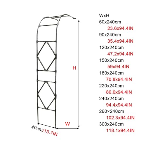 Structure de support de pelouse durable en acier traité noir - 3