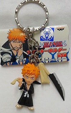 Amazon.co.jp: BLEACH ブリーチ ツインキーホルダー 一護＆斬魄刀斬月