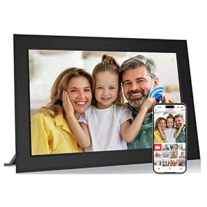 Frameo 10.1 Inch Digital Picture Frames Smart WiFi Digital Photo Frame with 1280×800 IPS Touch Screen HD, 32GB Memory, Auto-Rotate, Wall Mountable, Share Moments Instantly via Frameo App from Anywhere