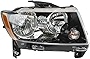 1A Auto Headlight Headlamp Halogen Passenger Side Right for Jeep Compass