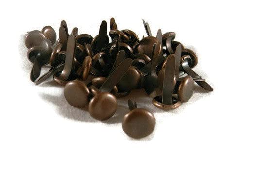 Large Round Brads - Antique Copper Bulk50ct